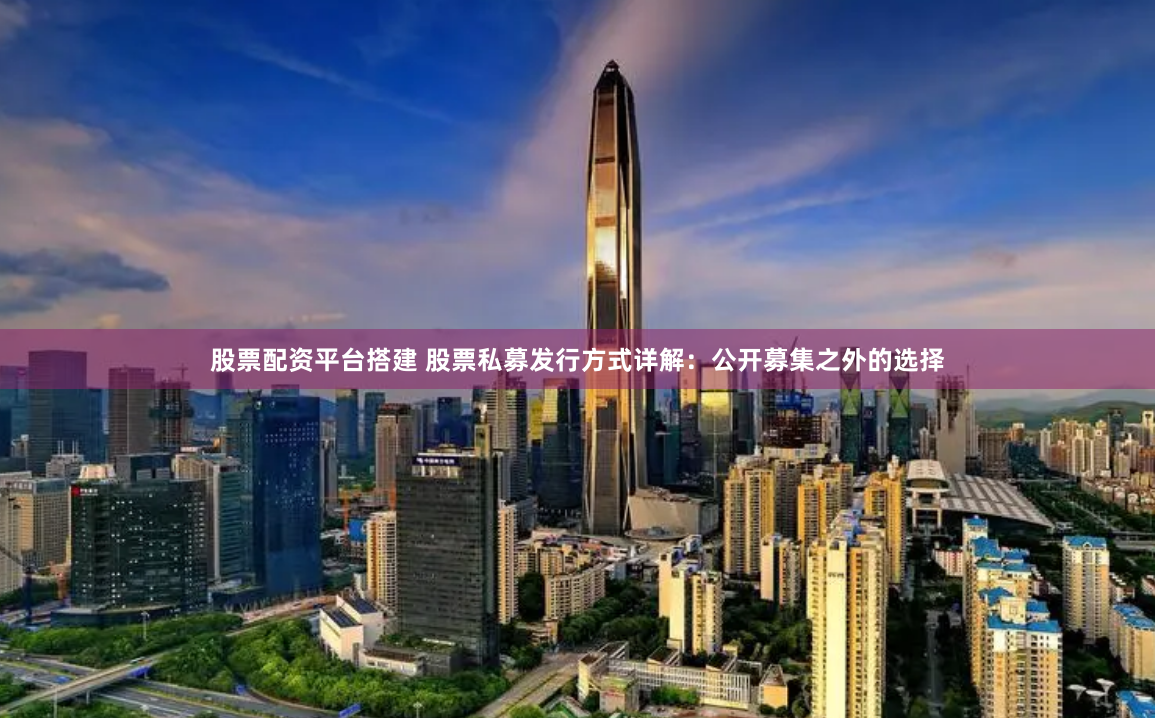 股票配资平台搭建 股票私募发行方式详解：公开募集之外的选择
